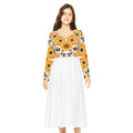 Copy of Sunflower Ballet Dress — Long Sleeve Floral Swing luxury Dress