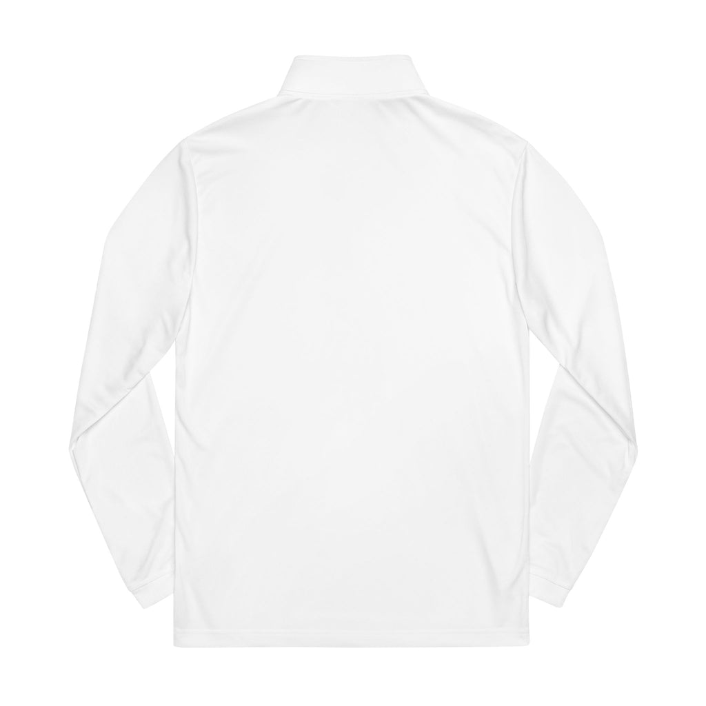 Embroidered Quarter-Zip Pullover — adidas Trefoil Performance Top