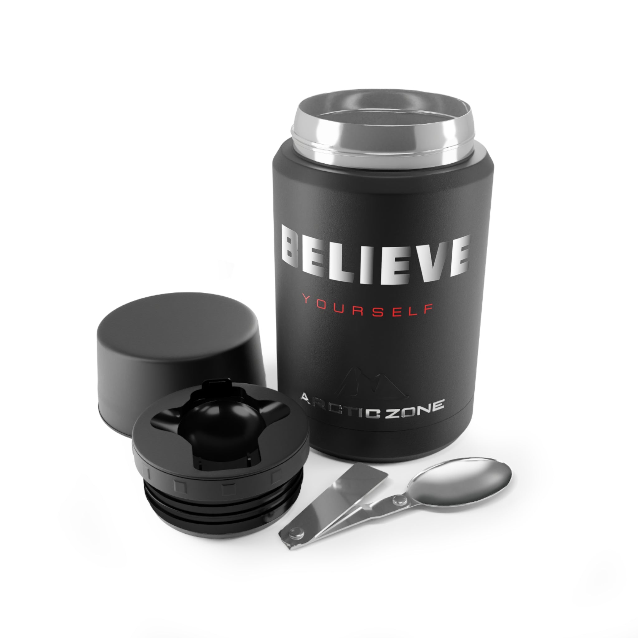 Insulated Food Jar — "Believe Yourself" Titan Copper Thermos (Arctic Zone)