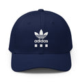 Adidas Trefoil Embroidered Cap — Classic Black Adjustable Hat