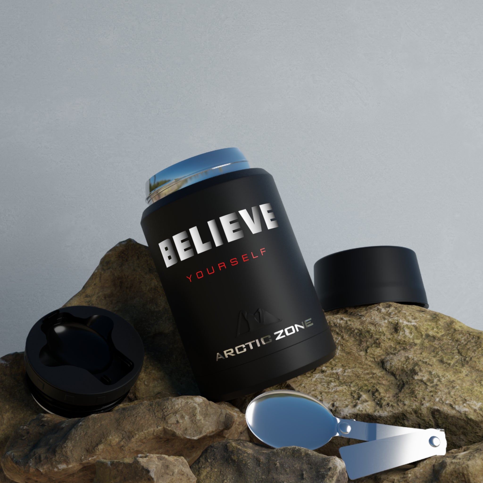 Insulated Food Jar — "Believe Yourself" Titan Copper Thermos (Arctic Zone)