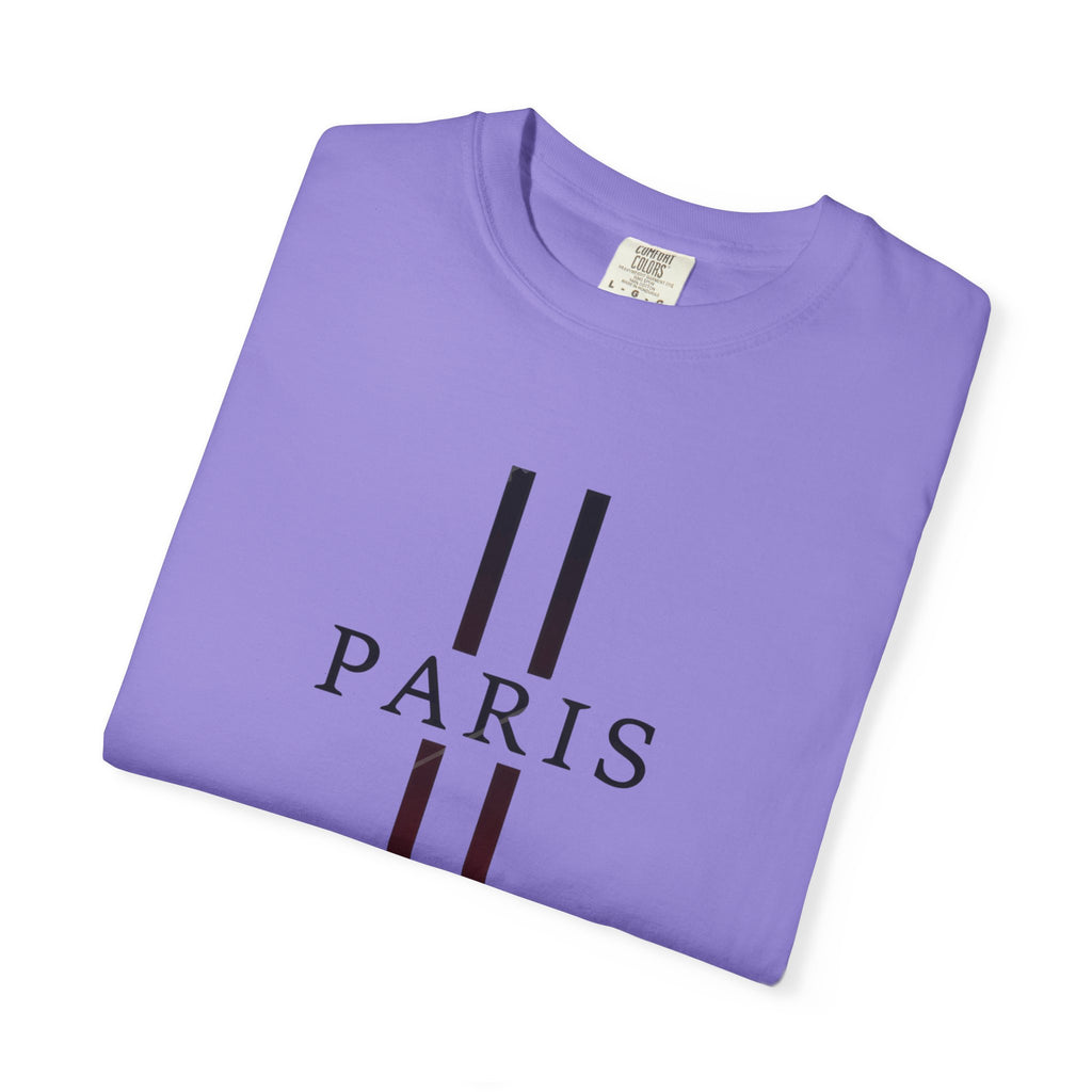 Paris Stripe T-Shirt — Minimalist French City Graphic Tee