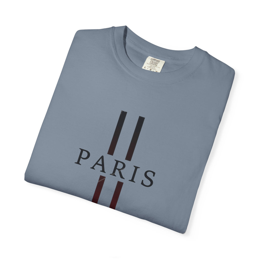Paris Stripe T-Shirt — Minimalist French City Graphic Tee