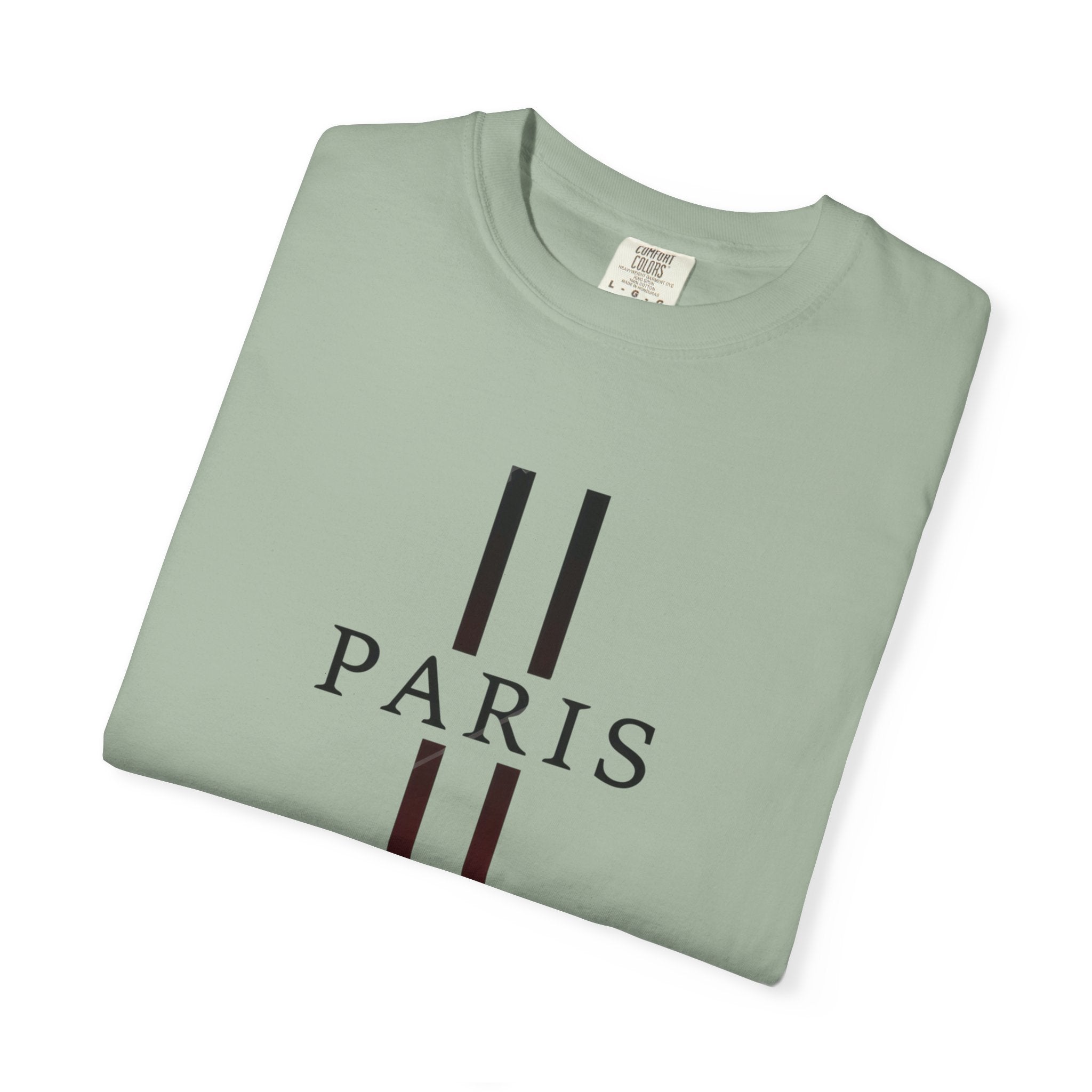 Paris Stripe T-Shirt — Minimalist French City Graphic Tee