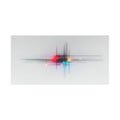 Abstract Lightburst Satin Canvas — Stretched Modern Wall Art