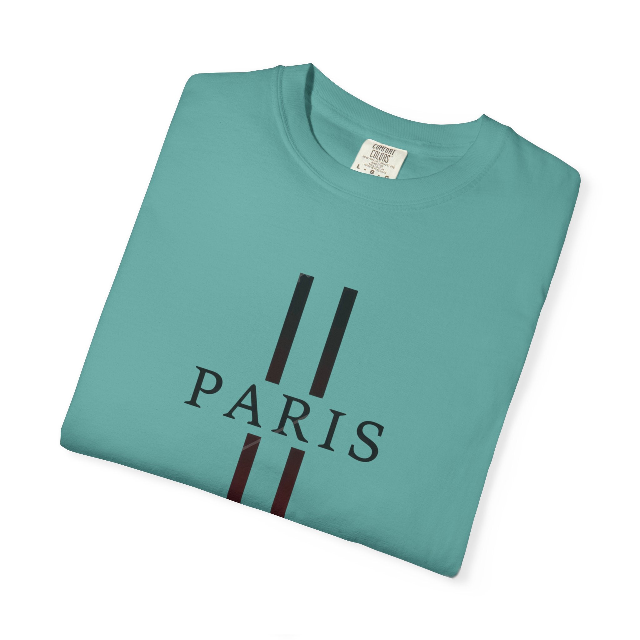 Paris Stripe T-Shirt — Minimalist French City Graphic Tee