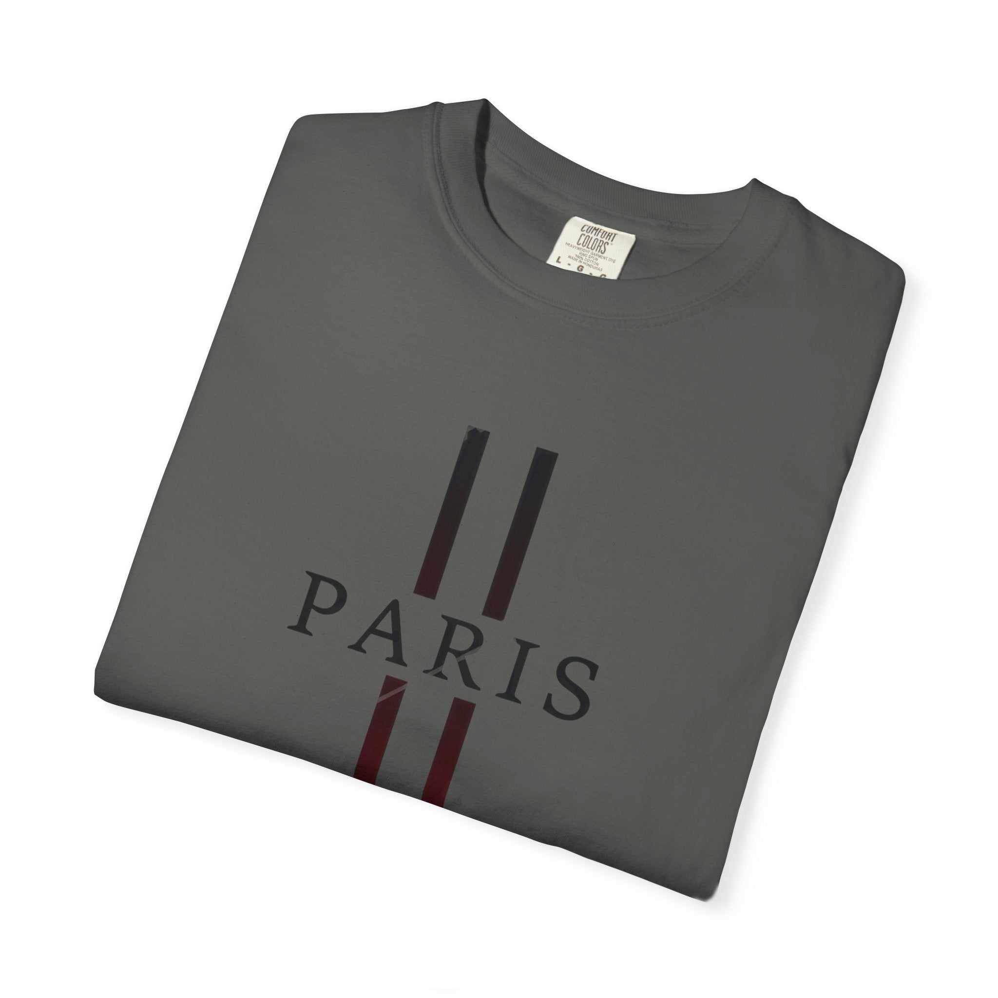 Paris Stripe T-Shirt — Minimalist French City Graphic Tee
