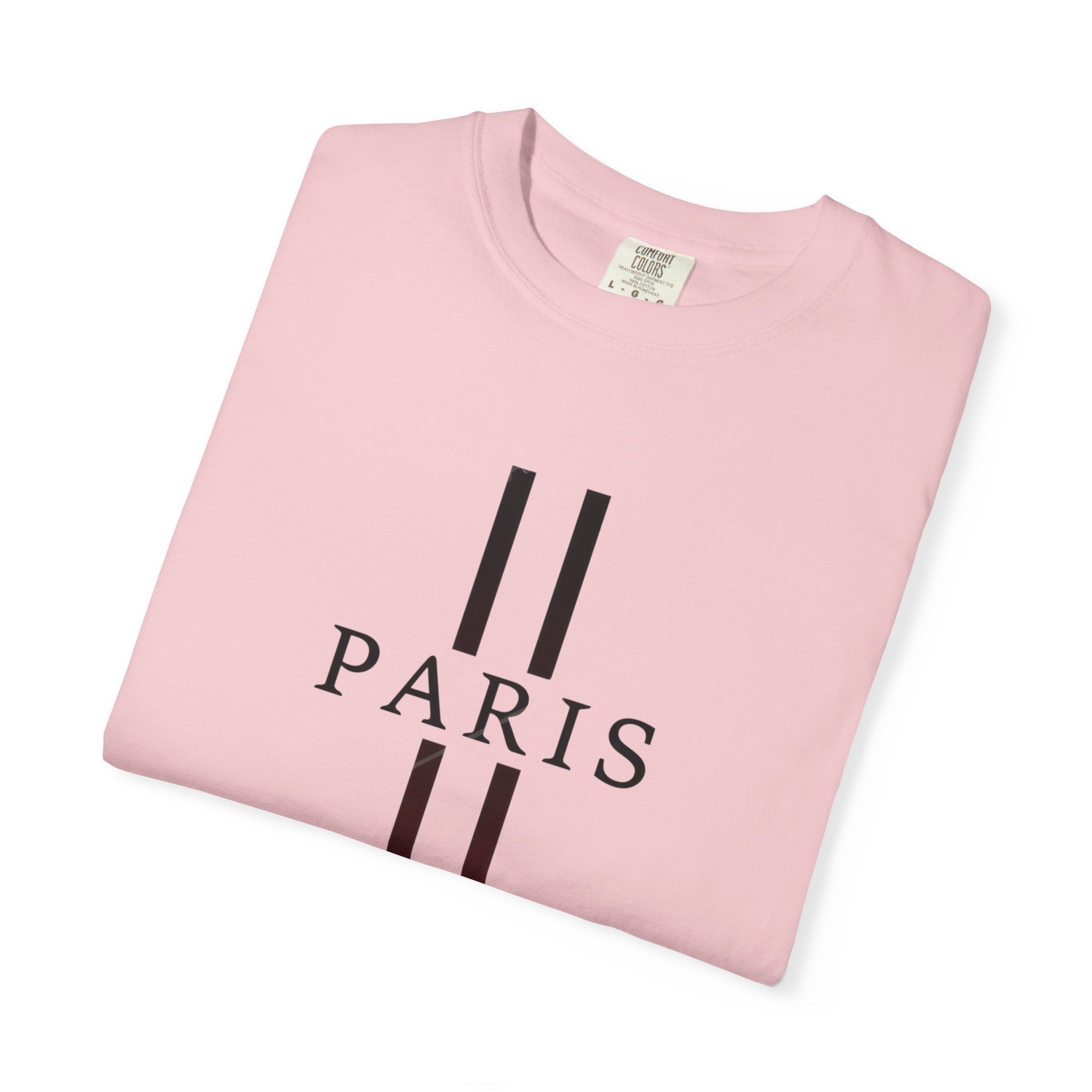 Paris Stripe T-Shirt — Minimalist French City Graphic Tee