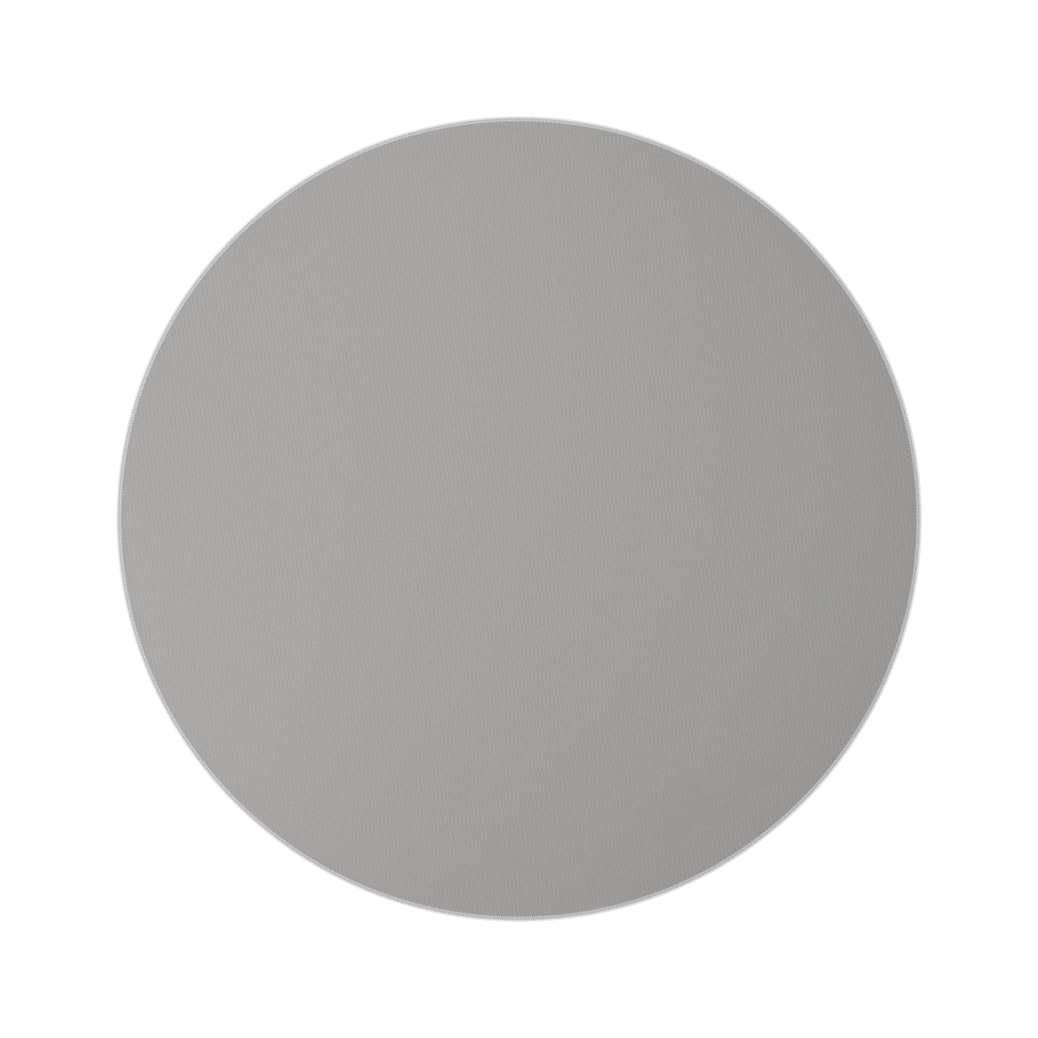 Zebra Print Round Rug — Black & White Faux Fur Accent Mat