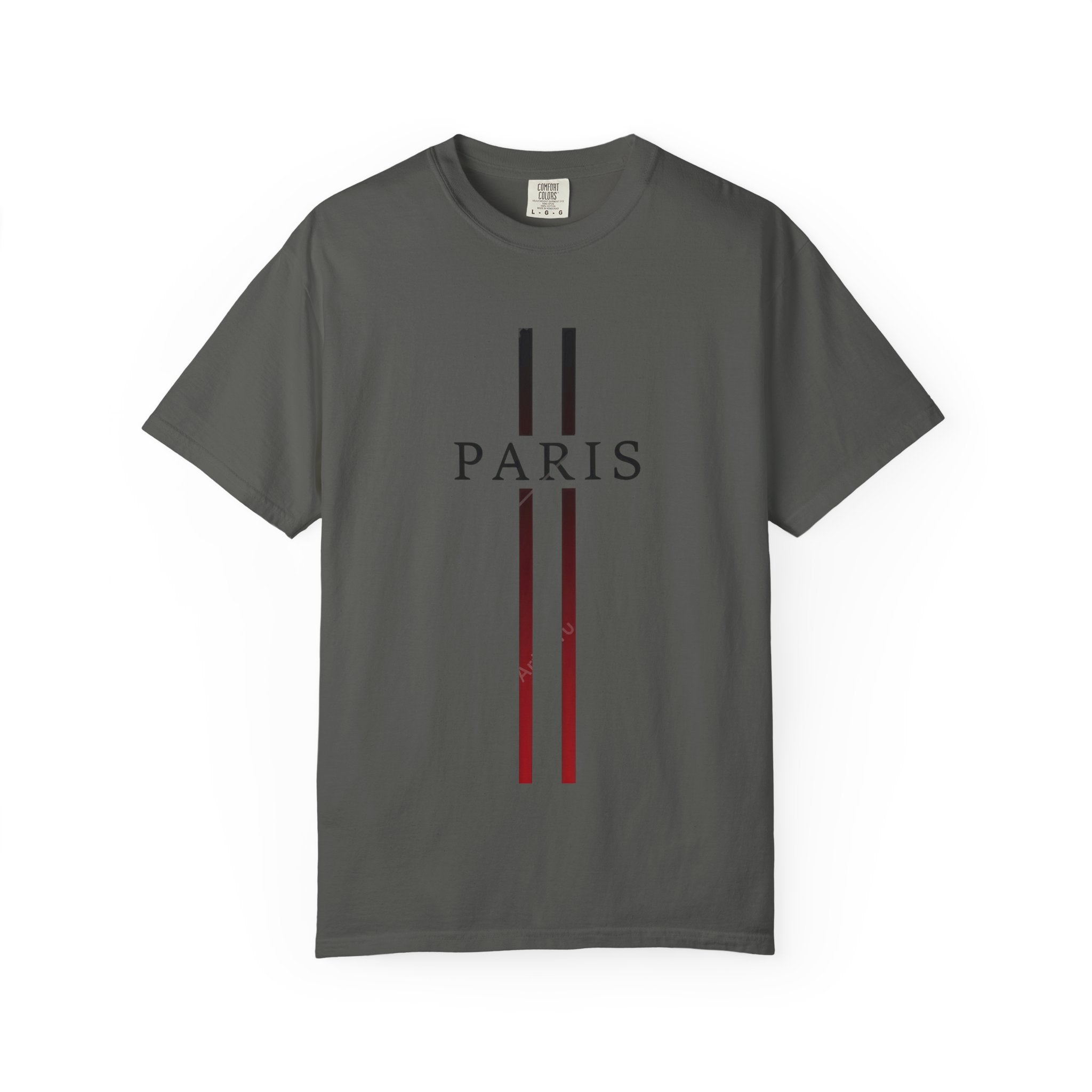 Paris Stripe T-Shirt — Minimalist French City Graphic Tee